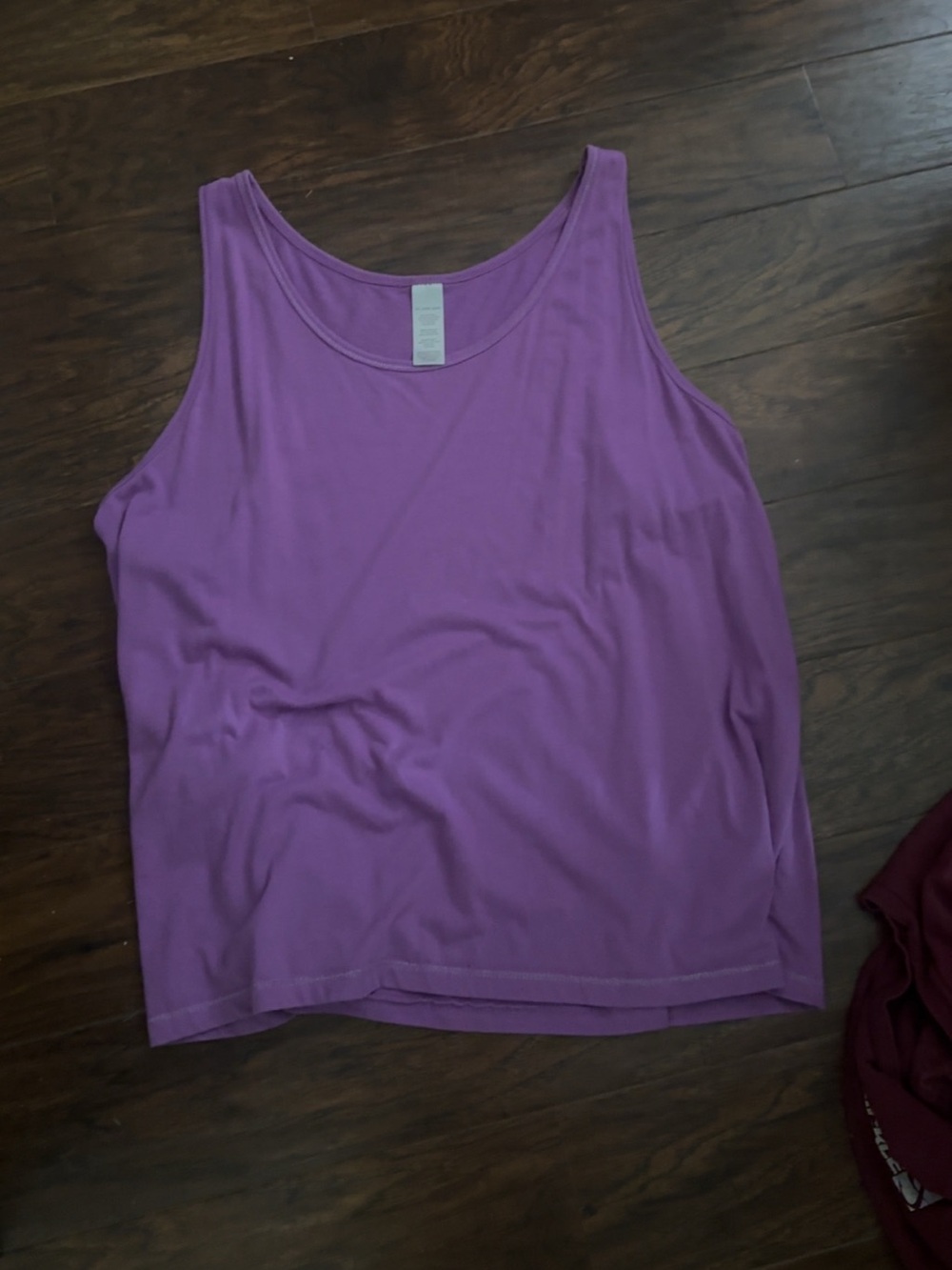 Purple tank top, Size: 3XL